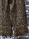 INTO THE EAST 25 Autumn/Winter Moss Green Dark Pattern Print Linen Shirt/Straight Pants ITE-E1DGAW005GR21PT-LV Pants (E1DGAW004GR21SH)